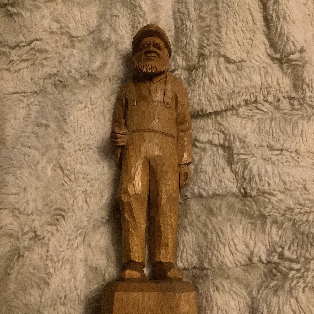 Vintage wooden carving French or German in origin